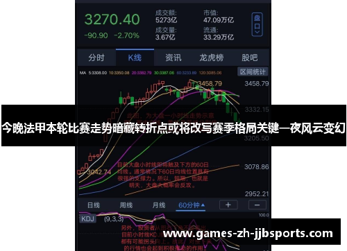 今晚法甲本轮比赛走势暗藏转折点或将改写赛季格局关键一夜风云变幻